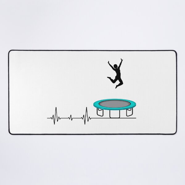 Item preview, Trampoline Jumper Jumping Gymnastics Gymnast Heartbeat Pulse designed and sold by CuteDesigns1.