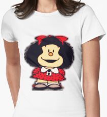 Camiseta entallada Fundas y pegatinas para móviles mafalda