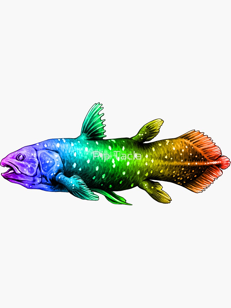 Rainbow Coelacanth Fish by antarcticpip