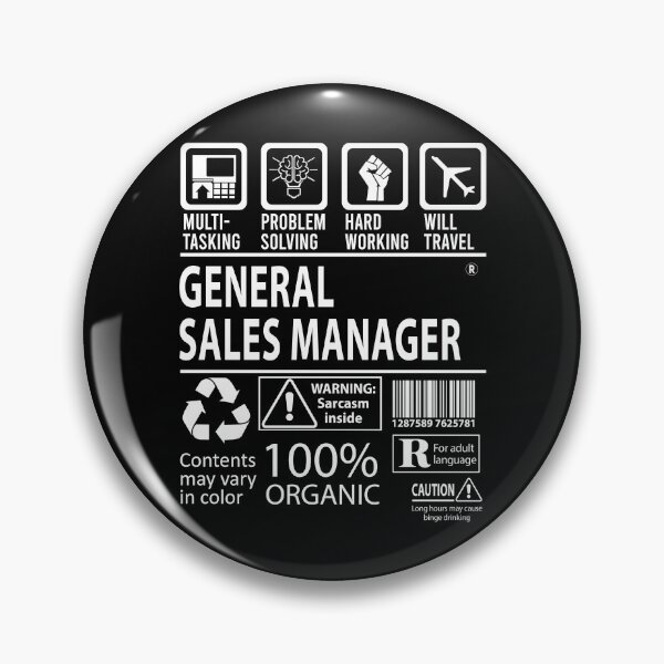 Item preview, General Sales Manager T Shirt - MultiTasking Certified Job Gift Item Tee designed and sold by killingworthhi.