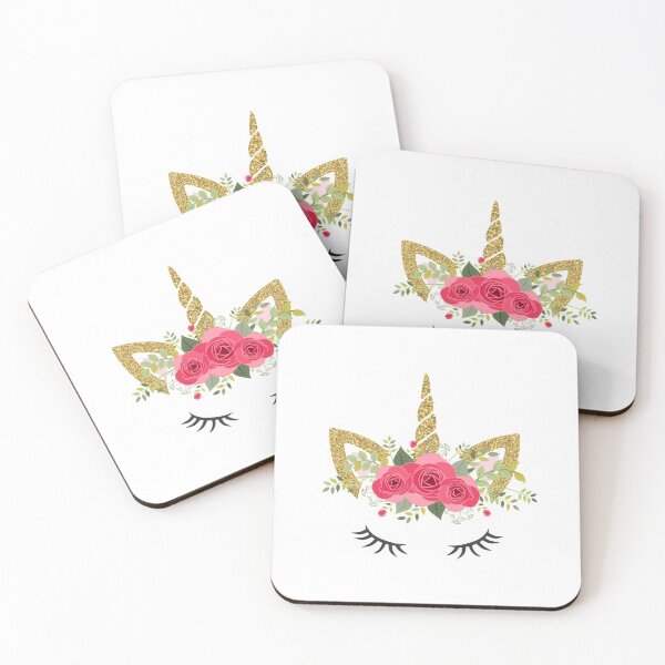 Item preview, Flower Crown Unicorn design designed and sold by TopRatedDesigns.
