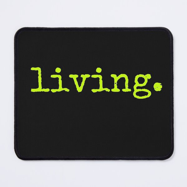 Item preview, Energetic Green Living: Vibrant Typography Design designed and sold by In A Word | Minimal Statement Wear.