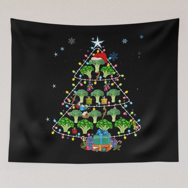 Item preview, Funny Christmas Gift T-ShirtBroccoli Lover Xmas Gift Vegetables Christmas Tree Healthy designed and sold by UriMichael.
