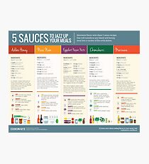 Cook Smarts 5 Sauces to Jazz Up Your Meals Photographic Print