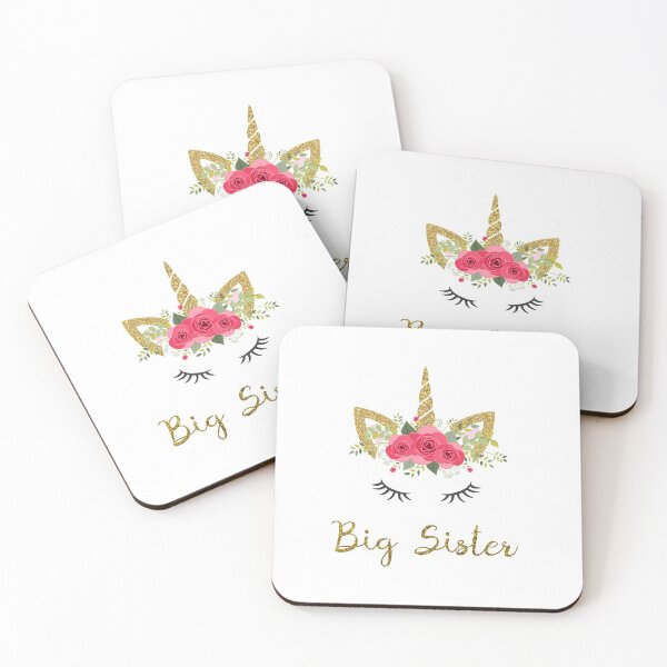 Item preview, Unicorn Big Sister Announcement design designed and sold by TopRatedDesigns.