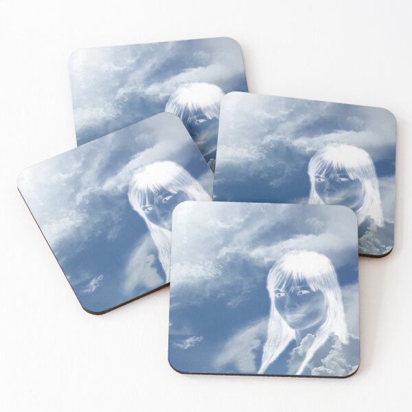 Item preview, Ghost Female Facial Image In The Clouds designed and sold by Edpod.