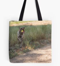 Me & My Ball.....before I kill it....... Tote Bag