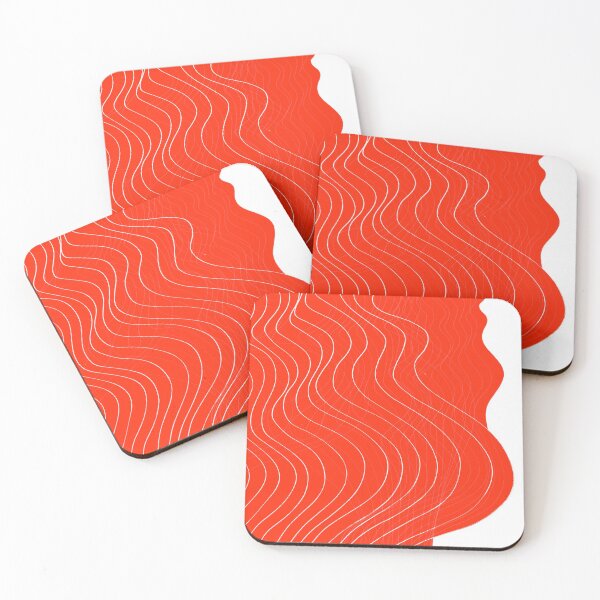 Item preview, Waves Lines Red  designed and sold by Istvan Ocztos.