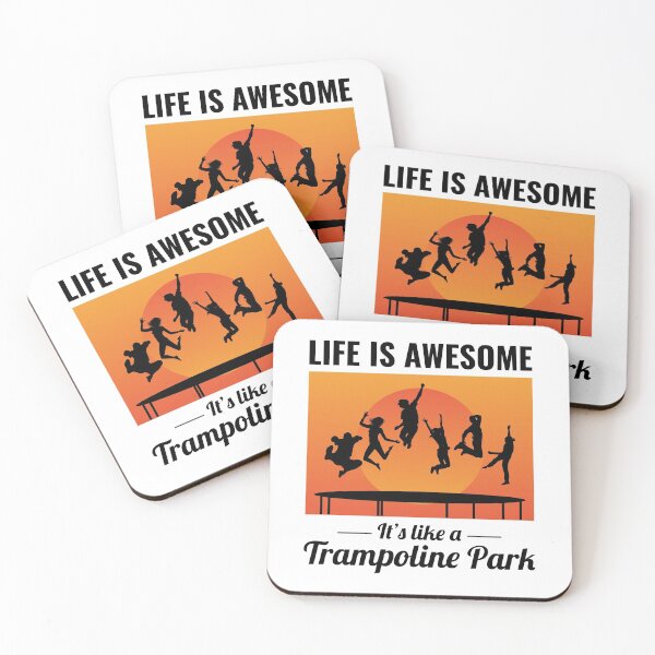 Item preview, Trampoline Park Jumping Indoor Playground Vintage Retro designed and sold by CuteDesigns1.