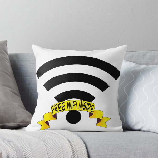 Aperçu de l'œuvre Wifi gratuit à l'intérieur créée et vendue par GMoS.