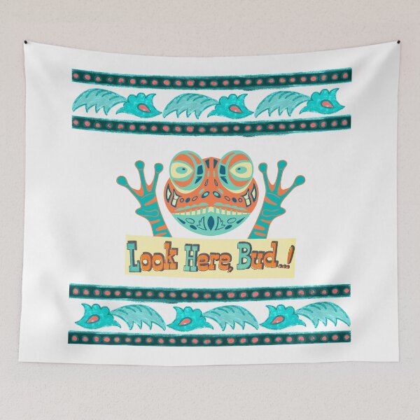 Item preview, Lizard Iguana Abstract South Western Art Funny Quote Look Here Bud designed and sold by CBCreations73.