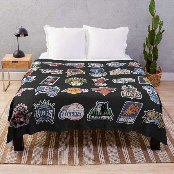 NBA teams 2 Throw Blanket