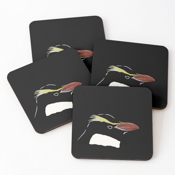 Item preview, Snares Penguin portrait outlines designed and sold by AndrasVasasArt.