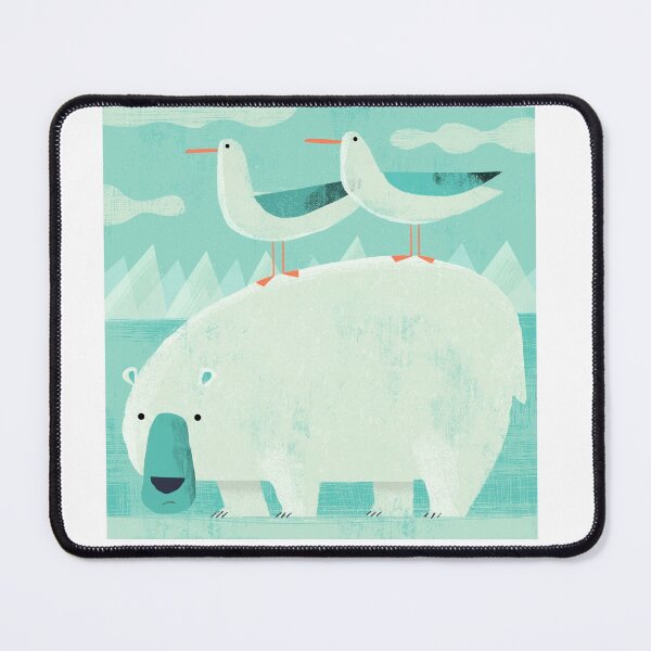 Item preview, Polar Bear with Pesky Gulls designed and sold by gklucas.
