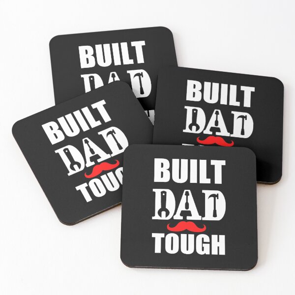 Item preview, Built Dad Tough 2022 - Funny Dad Sayings Designed With Hat And Beard designed and sold by Delandor.