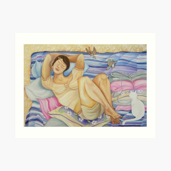 The Princess and the Pea Art Print