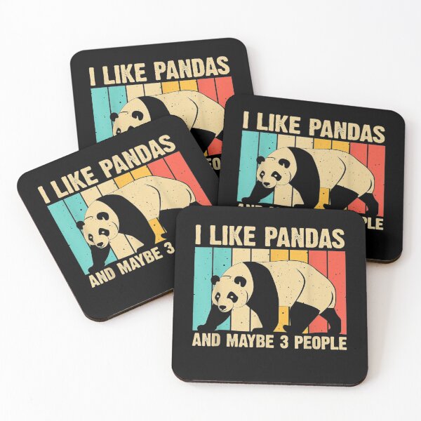 Item preview, I Like Pandas And Maybe 3 People Funny Panda Vintage  For Kids Boys Girls Panda Bear Lovers designed and sold by wi trendshop.