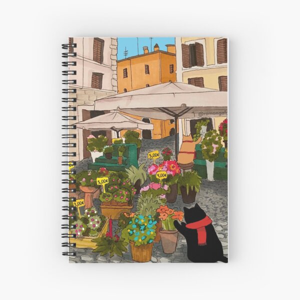 Item preview, Journal d'un chat à Rome - Chilly in Campo de Fiori designed and sold by Stanis the Cat.
