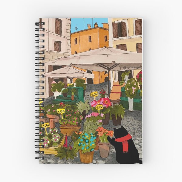 Item preview, Journal of a Cat in Rome - Chilly in Campo dè Fiori designed and sold by Stanis the Cat.
