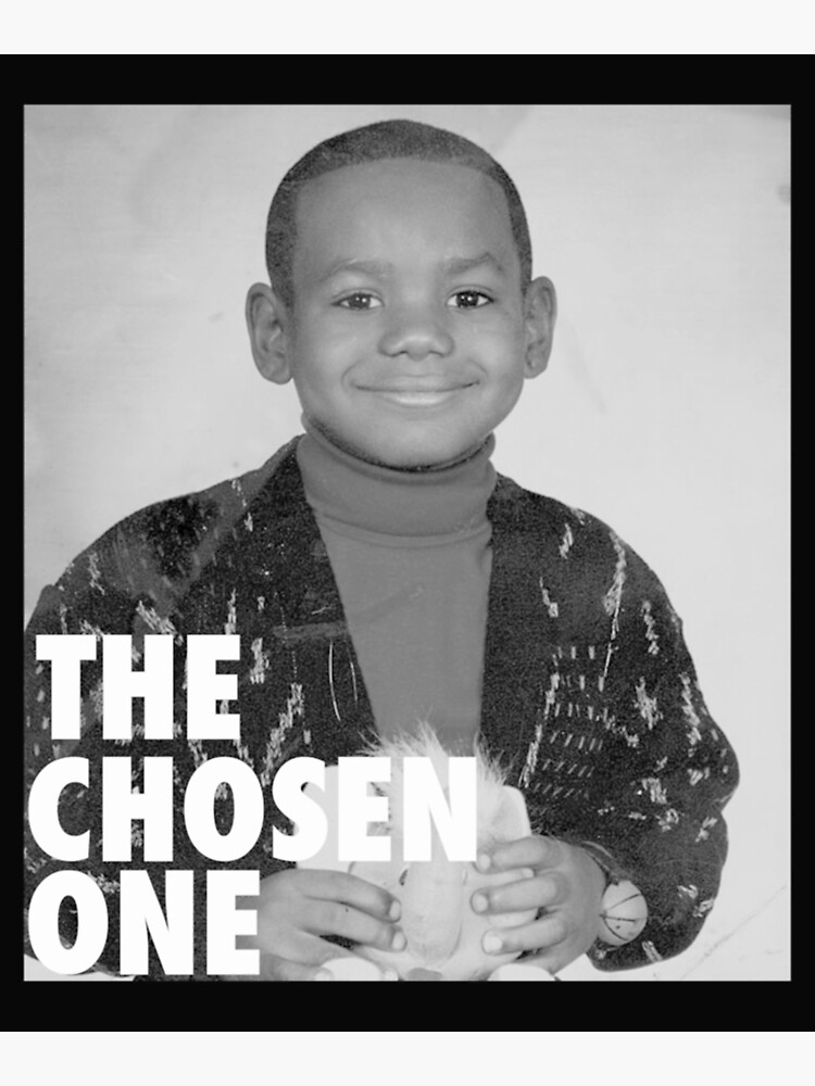 "LeBron James The Chosen One" Poster for Sale by KotenStudio Redbubble