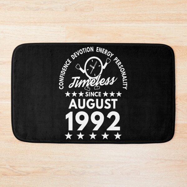 Item preview, August Birthday Timeless Person -1992 - White Text designed and sold by MoonsmileProd.