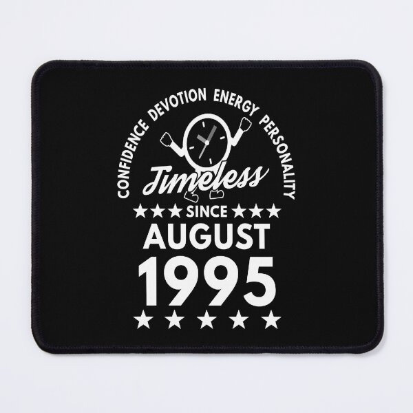 Item preview, August Birthday Timeless Person -1995 - White Text designed and sold by MoonsmileProd.