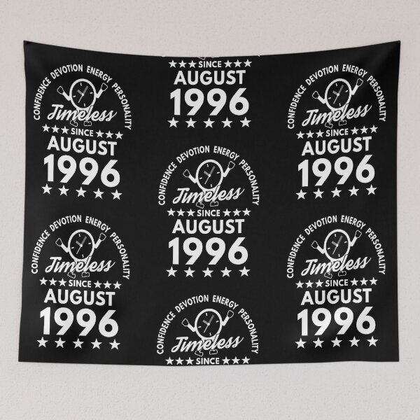Item preview, August Birthday Timeless Person -1996 - White Text designed and sold by MoonsmileProd.
