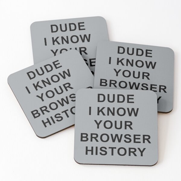 Item preview, Hacker - Dude I Know Your Browser History Classic Black designed and sold by jujupey.