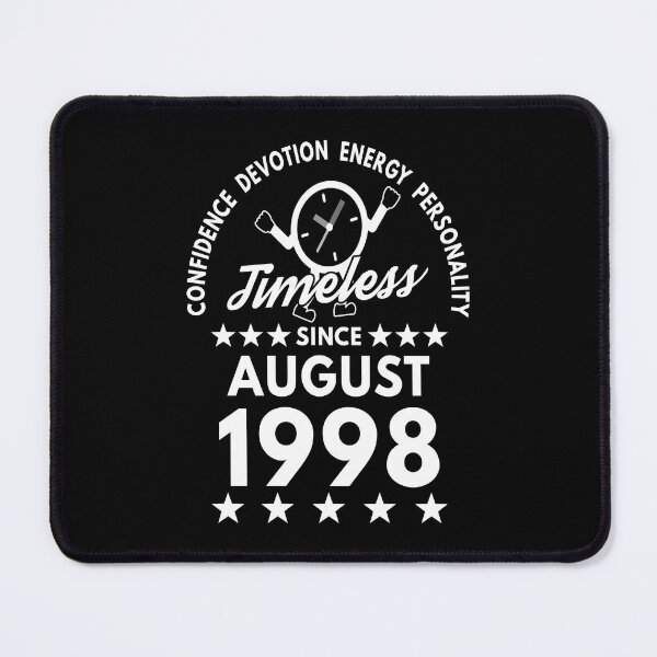 Item preview, August Birthday Timeless Person -1998 - White Text designed and sold by MoonsmileProd.
