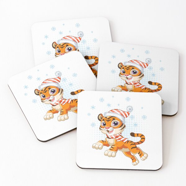 Item preview, Merry christmas jumping tiger designed and sold by Alinart16.