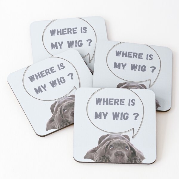 Item preview, Dogs in wigs                                  designed and sold by esignsByJen.