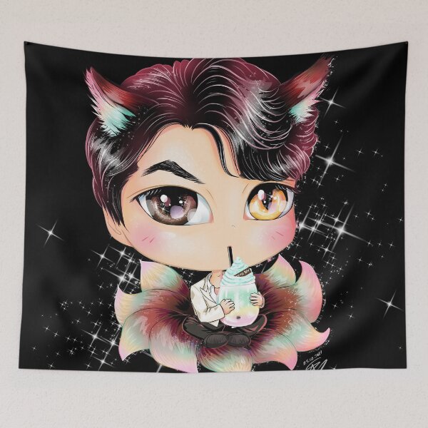 Aperçu de l'œuvre Rang Rainbow Gumiho créée et vendue par valentinefair.