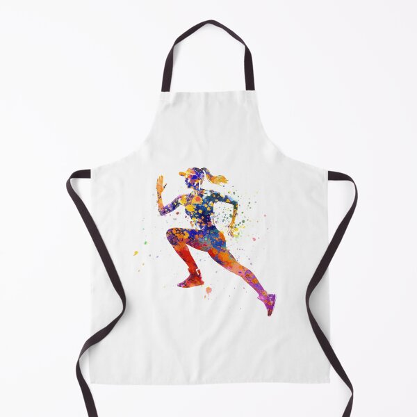 Item preview, Female runner in watercolor designed and sold by paulrommer.
