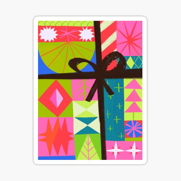 Retro gift Sticker