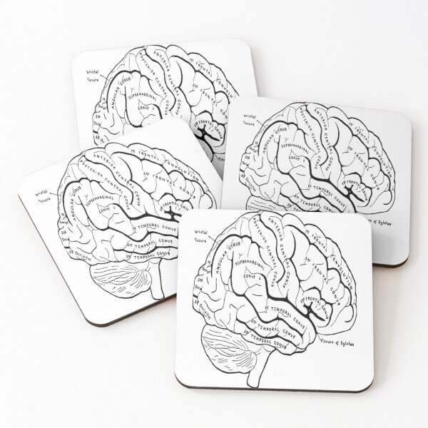 Item preview, Brain Typography   designed and sold by janehusen886.