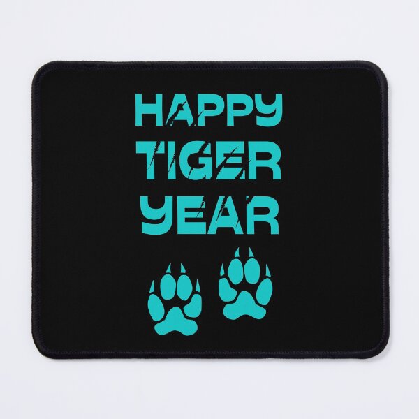 Item preview, Happy Tiger Year Blue Tiger Scratches designed and sold by trendingatees.