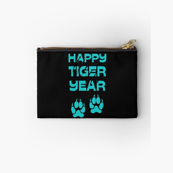 Item preview, Happy Tiger Year Blue Tiger Scratches designed and sold by trendingatees.