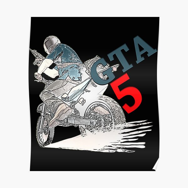 T-shirt Gta 5Gta 5 Poster