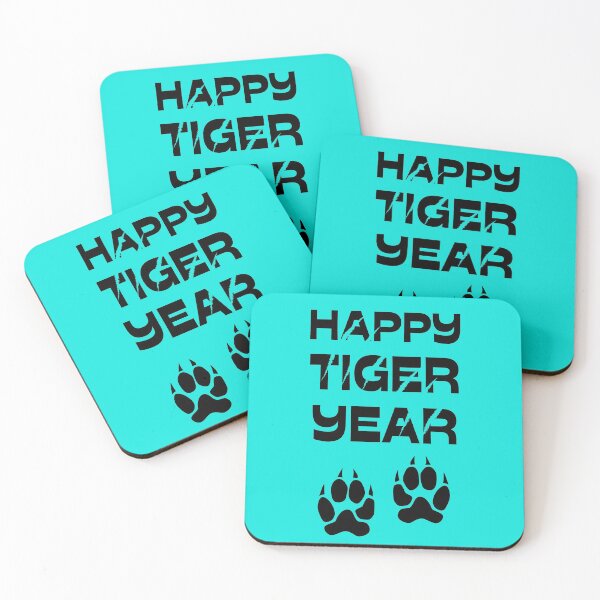 Item preview, Happy Tiger Year Black Tiger Stripes designed and sold by trendingatees.