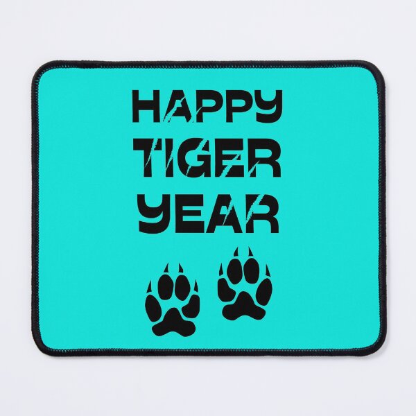 Item preview, Happy Tiger Year Black Tiger Stripes designed and sold by trendingatees.