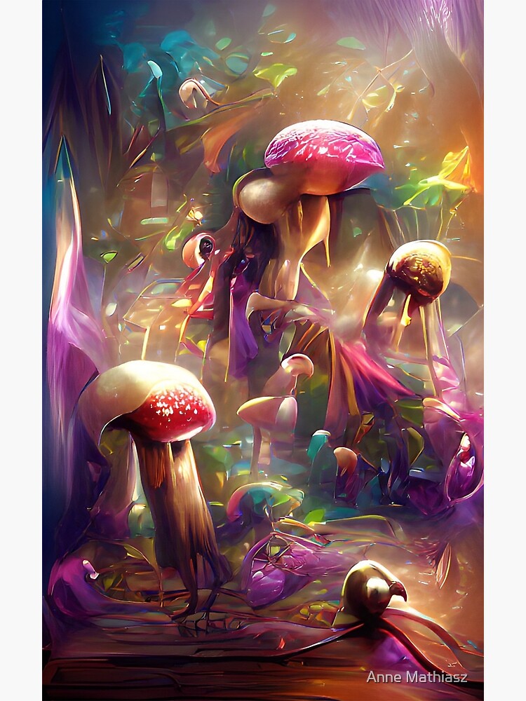 Magic Mushrooms, Artificial Intelligence, Art, AI Generated