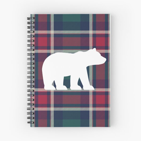 Item preview, Christmas Polar Bear in Red, Blue and Green Checkered Background designed and sold by lmcvinco.