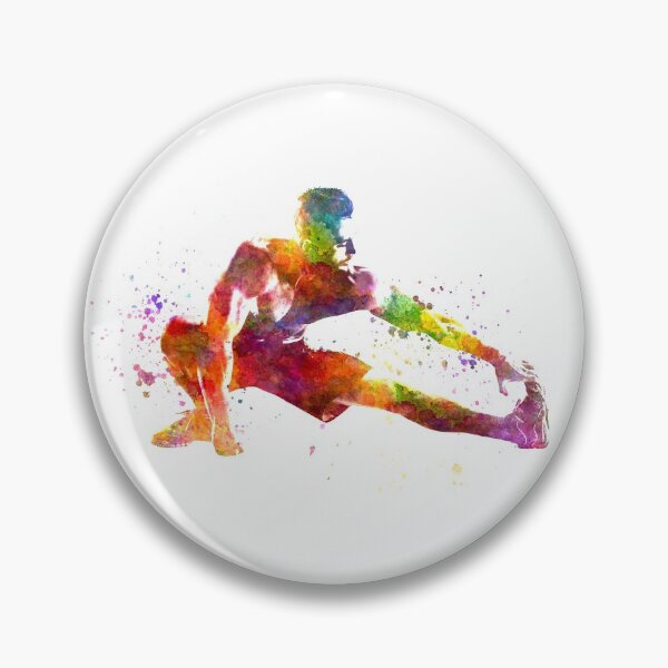 Item preview, Fitness exercise in watercolor designed and sold by paulrommer.