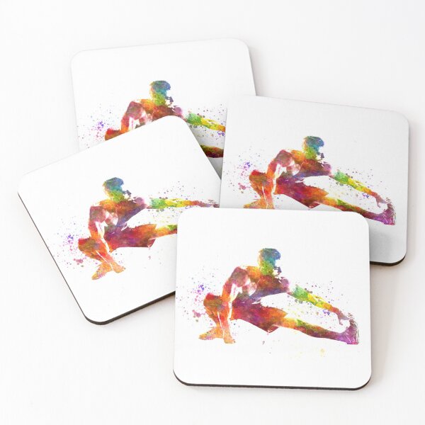 Item preview, Fitness exercise in watercolor designed and sold by paulrommer.