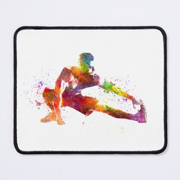 Item preview, Fitness exercise in watercolor designed and sold by paulrommer.