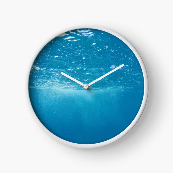 oacian blue-Oacian Design For Ocean Lovers Clock