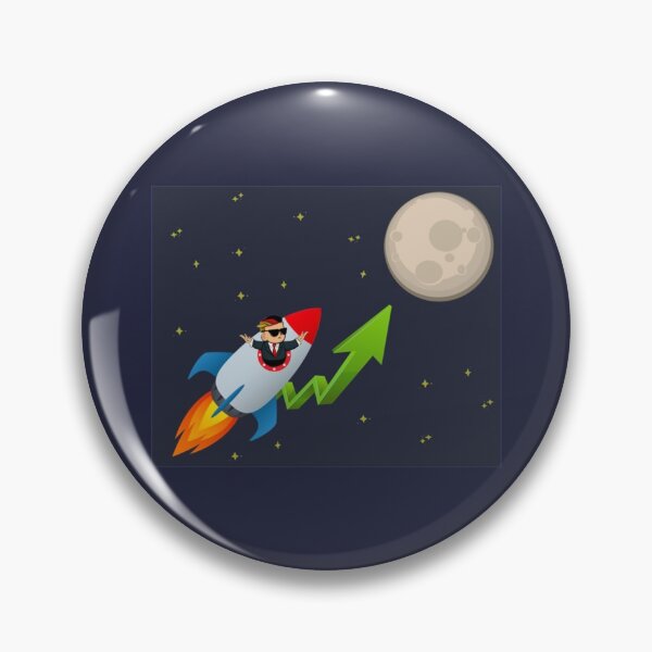 Item preview, Mauerstrassenwetten Wallstreetbets Rocket Moon Bitcoin Doge GME    designed and sold by janehusen886.