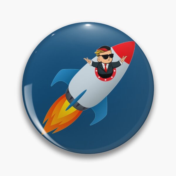 Item preview, Mauerstrassenwetten Wallstreetbets Rocket Moon Bitcoin Doge GME   designed and sold by janehusen886.