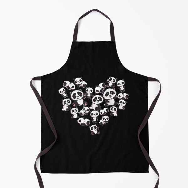 Aperçu de l'œuvre Coeur mignon d'amant de panda de panda créée et vendue par wi trendshop.