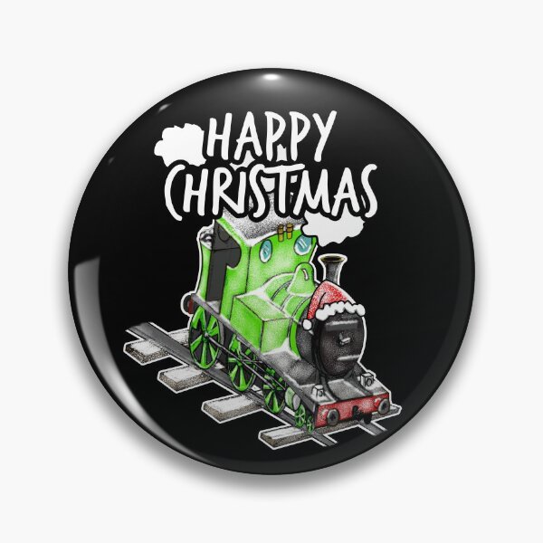 Item preview, Happy Christmas Steam Train Railway Railroad Enthusiasts Snow designed and sold by doodlerob.